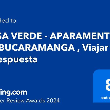 Casa Verde - Aparamentos Bucaramanga Leilighet Eksteriør bilde